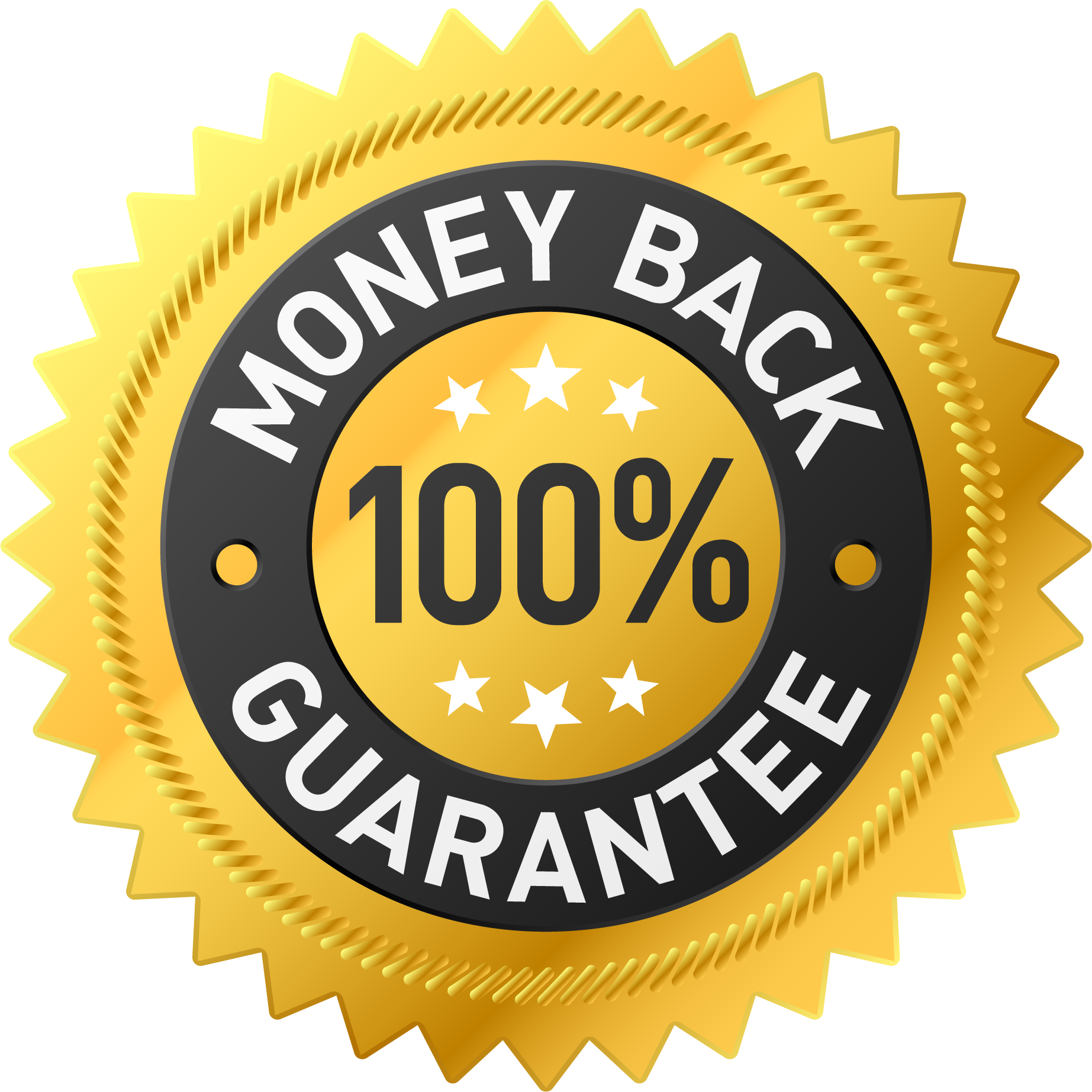 money back guranteed badge